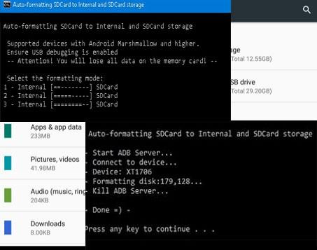 Crear partición GPT en SD Card Android