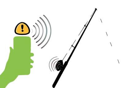 Avisador picadas de pesca por teléfono