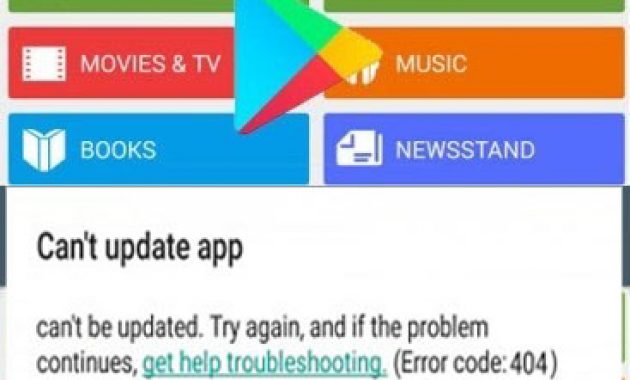 Solución al error 404 en Android Google Play Store