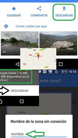 Cómo usar Google Maps sin conexión Internet