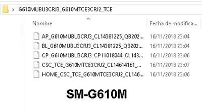 Firmware Samsung Galaxy J7 Prime SM-G610M