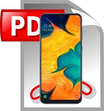 Manual de usuario para Samsung Galaxy A30 en Español