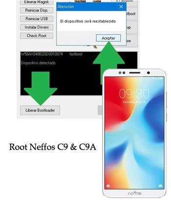 Cómo hacer root en Neffos C9 y C9A