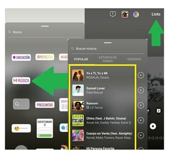 Cómo poner música en vídeos o imágenes Instagram
