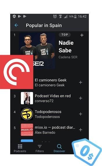 Pocket Casts ahora ofrece todos los podcasts gratis