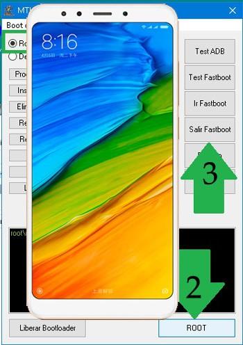 Rootear el teléfono Xiaomi Redmi 5