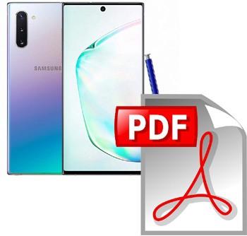 Manual usuario Samsung Galaxy Note 10+ [Español PDF]