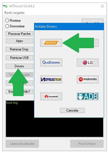 MTKroot v2.4.4.2 controladores MTK Hyundai E501