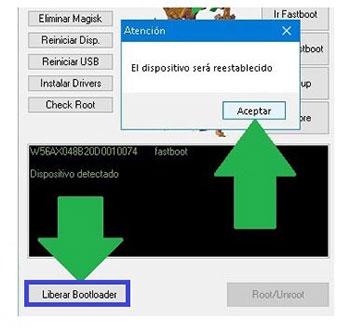 Desbloquear bootloader en Wolder Wiam #34