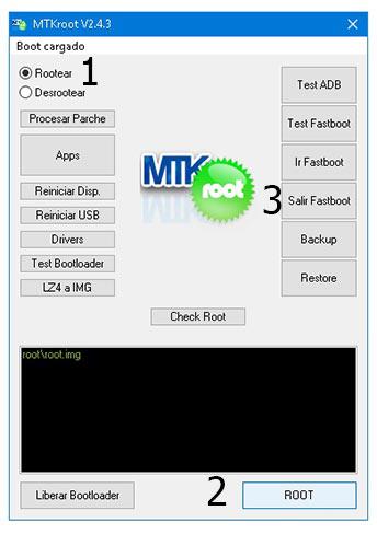 Opción Root Multilaser Ms50x