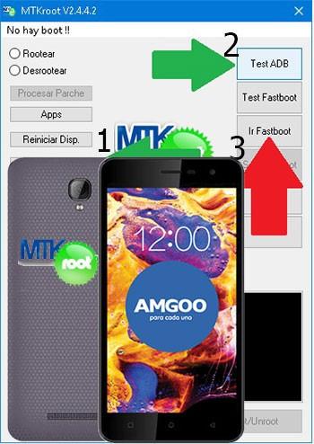 Rootear teléfono móvil Amgoo A1 AM530