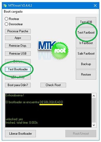 Test bootloader del Infinix Note 4