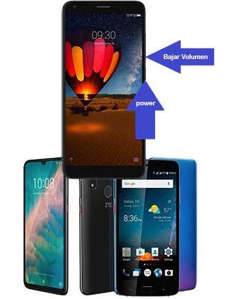 Cómo hacer capturas de pantalla en ZTE Blade V8 V9 V10