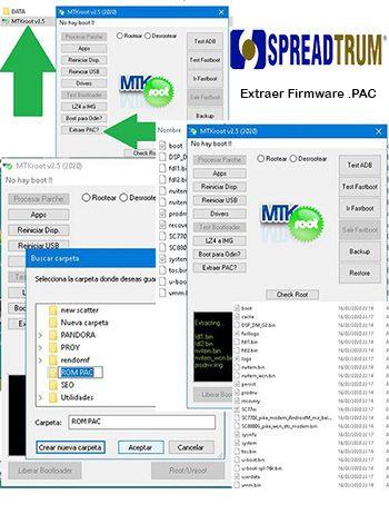 Cómo extraer archivos de Firmware PAC Spreadtrum