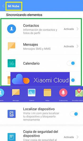 Qué es Xiaomi Mi Cloud