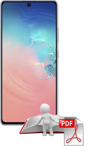 Manual del usuario Samsung Galaxy S10 Lite