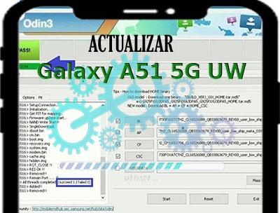 Cómo actualizar Android en Samsung Galaxy A51 5G UW con Odin3