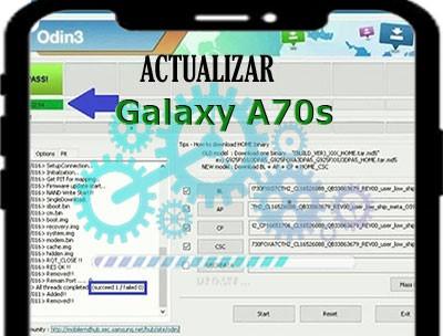Cómo actualizar Android en Samsung Galaxy A70s con Odin