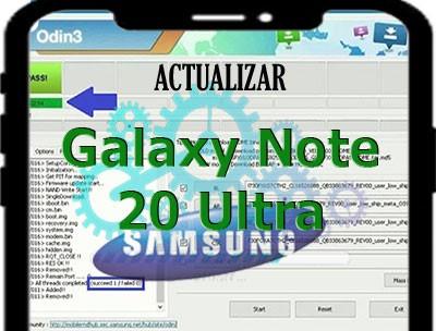 Cómo actualizar Android en Samsung Galaxy Note 20 Ultra con Odin