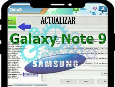 Cómo actualizar Android en Samsung Galaxy Note 9 con Odin