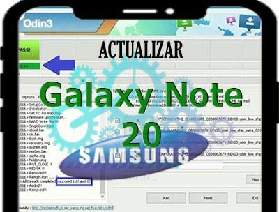 Cómo actualizar el Firmware del Samsung Galaxy Note 20 con Odin 3