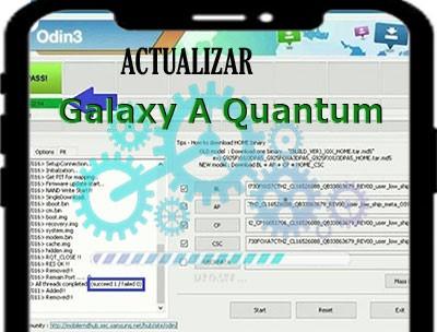 Actualizar el Samsung Galaxy A Quantum con el software Odin