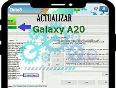 Actualizar el Samsung Galaxy A20 con el software Odin3