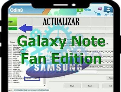 Actualizar la rom del Samsung Galaxy Note Fan Edition con Odin3