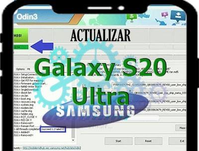Actualizar la rom del Samsung Galaxy S20 Ultra con Odin3