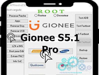 Root para dispositivos móviles Gionee S5.1 Pro