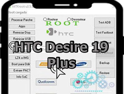 Root para teléfonos HTC Desire 19 Plus