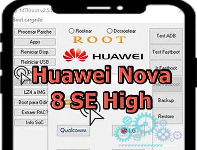 Root para el dispositivo móvil Huawei Nova 8 SE High