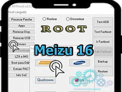Root para el dispositivo móvil Meizu 16