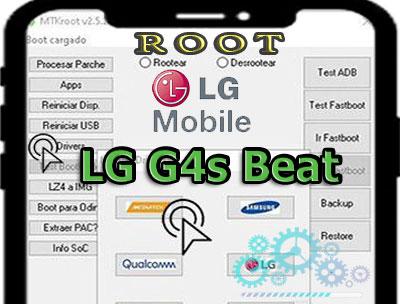 Root para el teléfono LG G4s Beat