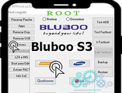 Root para el teléfono móvil Bluboo S3