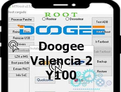 Root para el teléfono móvil Doogee Valencia 2 Y100