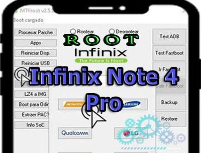Cómo hacer root al teléfono móvil Inﬁnix Note 4 Pro