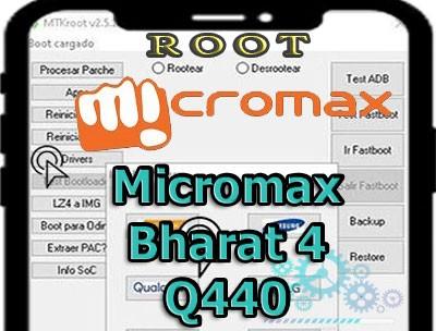 Cómo hacer root en el terminal Micromax Bharat 4 Q440