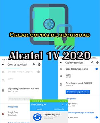 Cómo crear backups del Alcatel 1V 2020