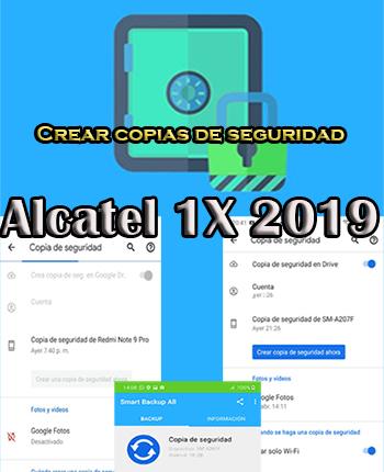 Cómo hacer backups del Alcatel 1X 2019
