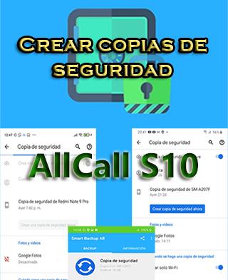 Cómo hacer backups del AllCall S10