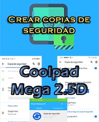 Cómo hacer backups del Coolpad Mega 2.5D