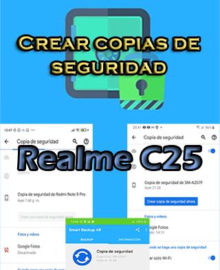 Cómo hacer backups del Realme C25