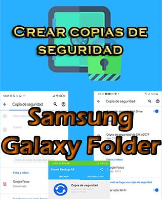 Cómo hacer backups del Samsung Galaxy Folder