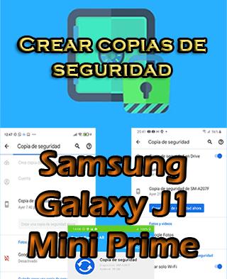 Cómo hacer backups del Samsung Galaxy J1 Mini Prime