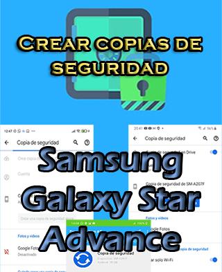 Cómo hacer backups del Samsung Galaxy Star Advance