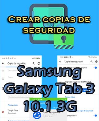 Cómo hacer backups del Samsung Galaxy Tab 3 10.1 3G