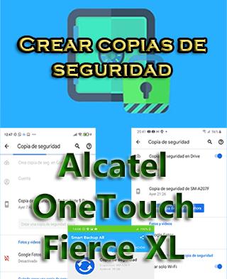 Cómo hacer backups en el Alcatel OneTouch Fierce XL