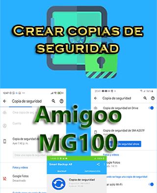 Cómo hacer backups en el Amigoo MG100