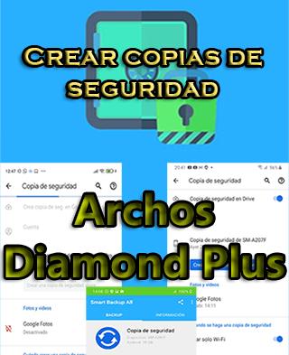 Cómo hacer backups en el Archos Diamond Plus